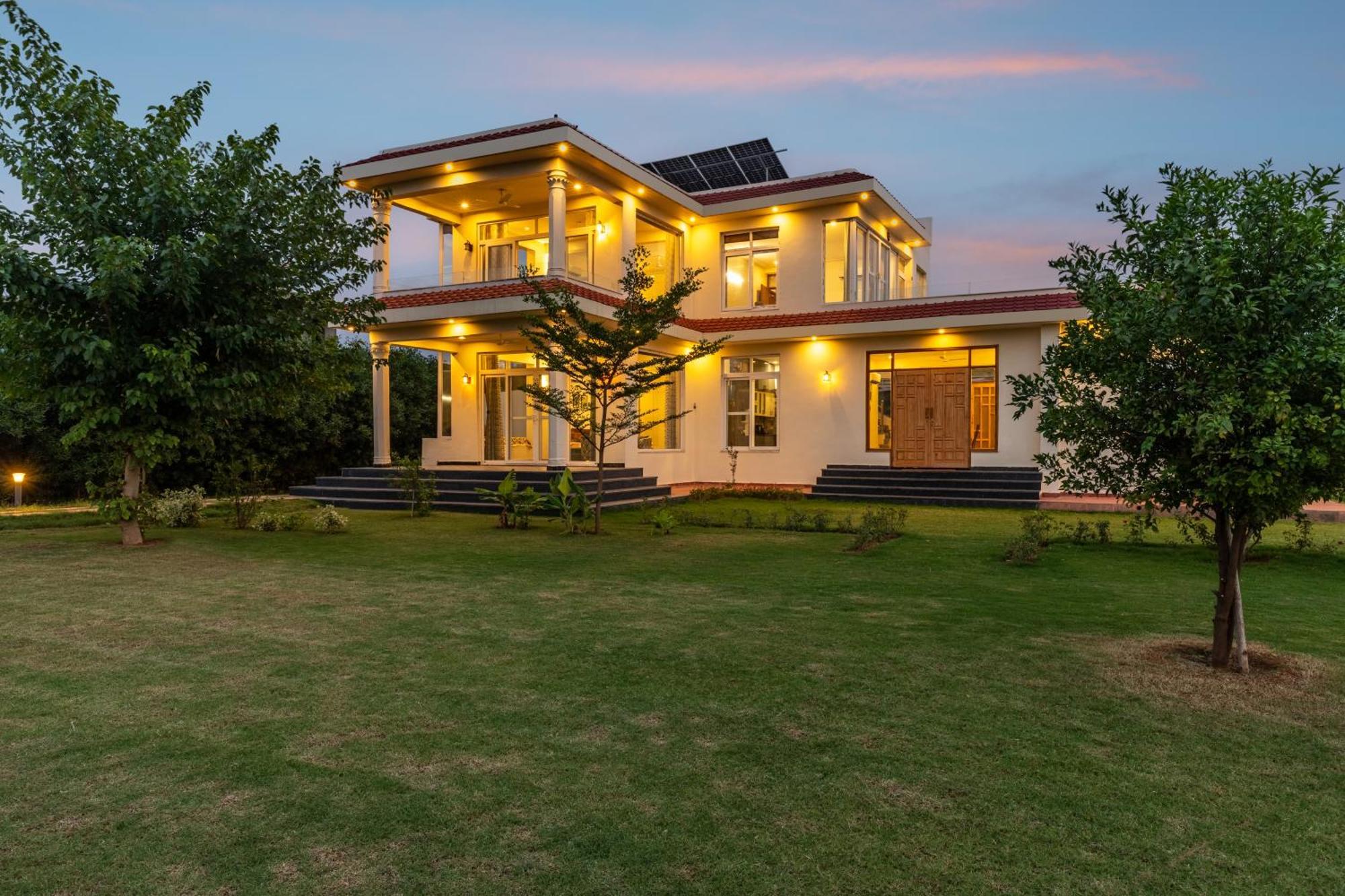 Alaya Stays Raga 2Bhk Farmstay With An Entertainment Lounge Sohna Zewnętrze zdjęcie