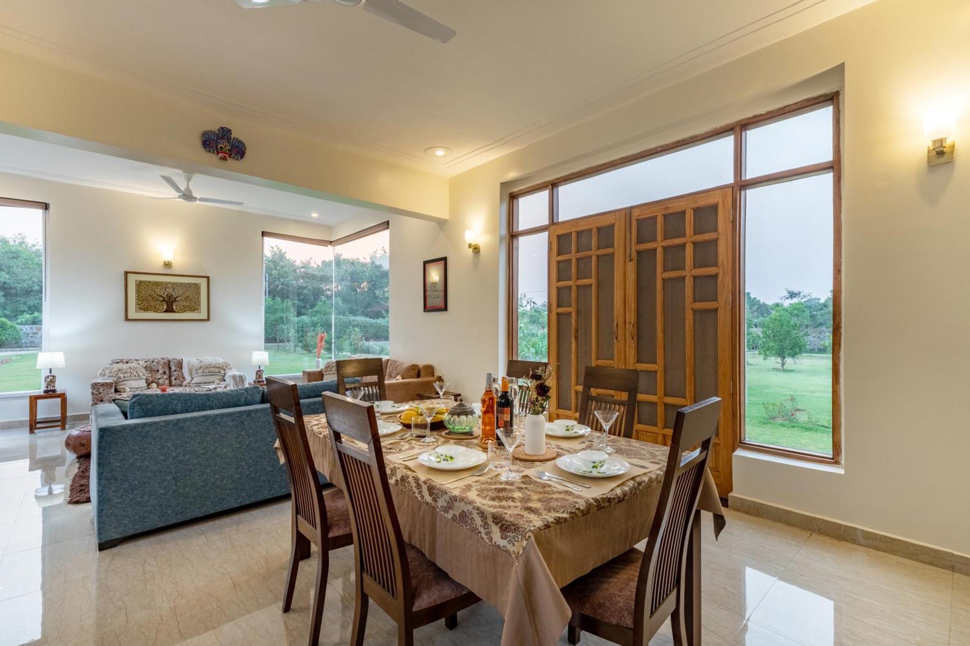 Alaya Stays Raga 2Bhk Farmstay With An Entertainment Lounge Sohna Zewnętrze zdjęcie