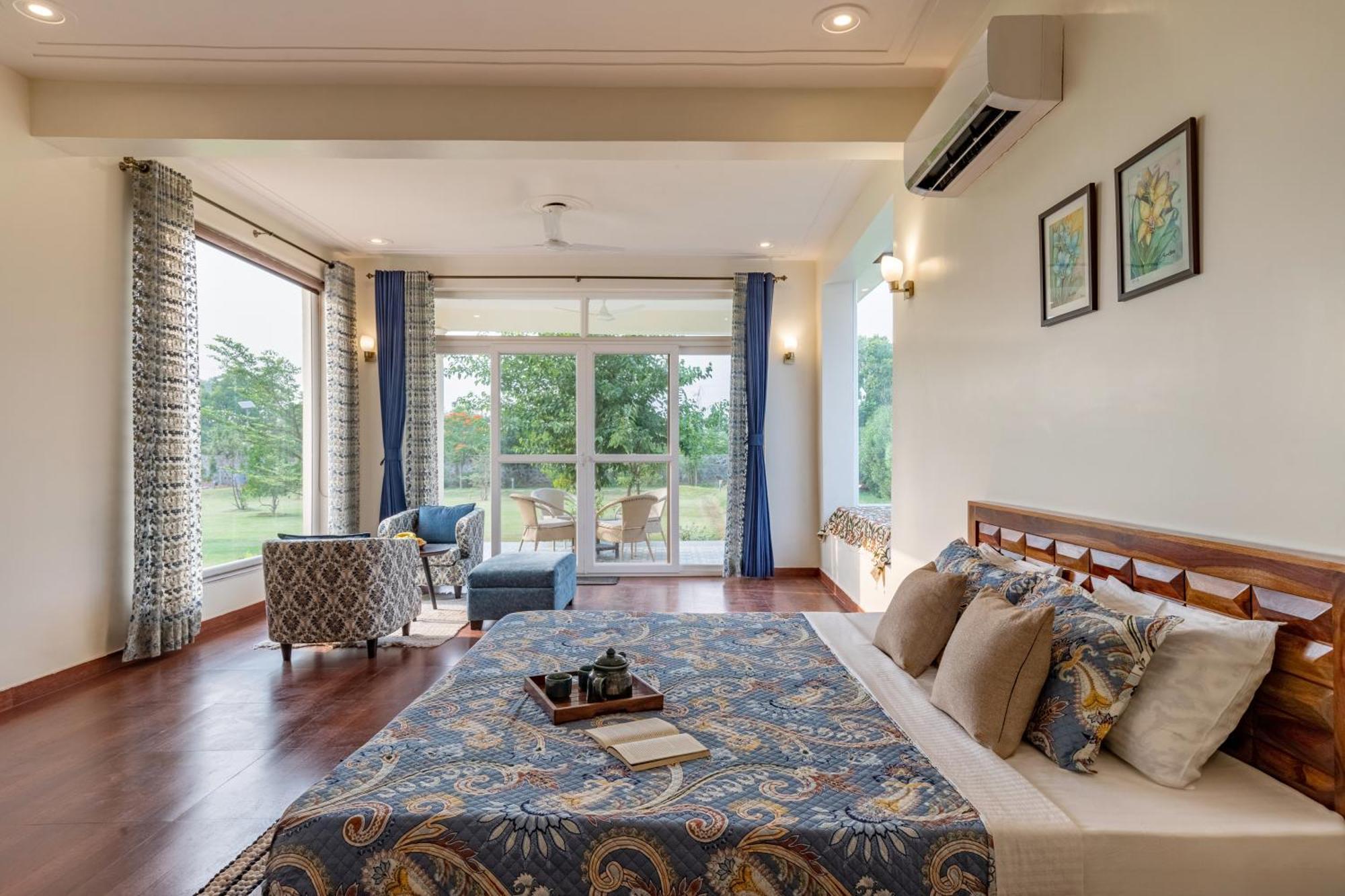 Alaya Stays Raga 2Bhk Farmstay With An Entertainment Lounge Sohna Zewnętrze zdjęcie