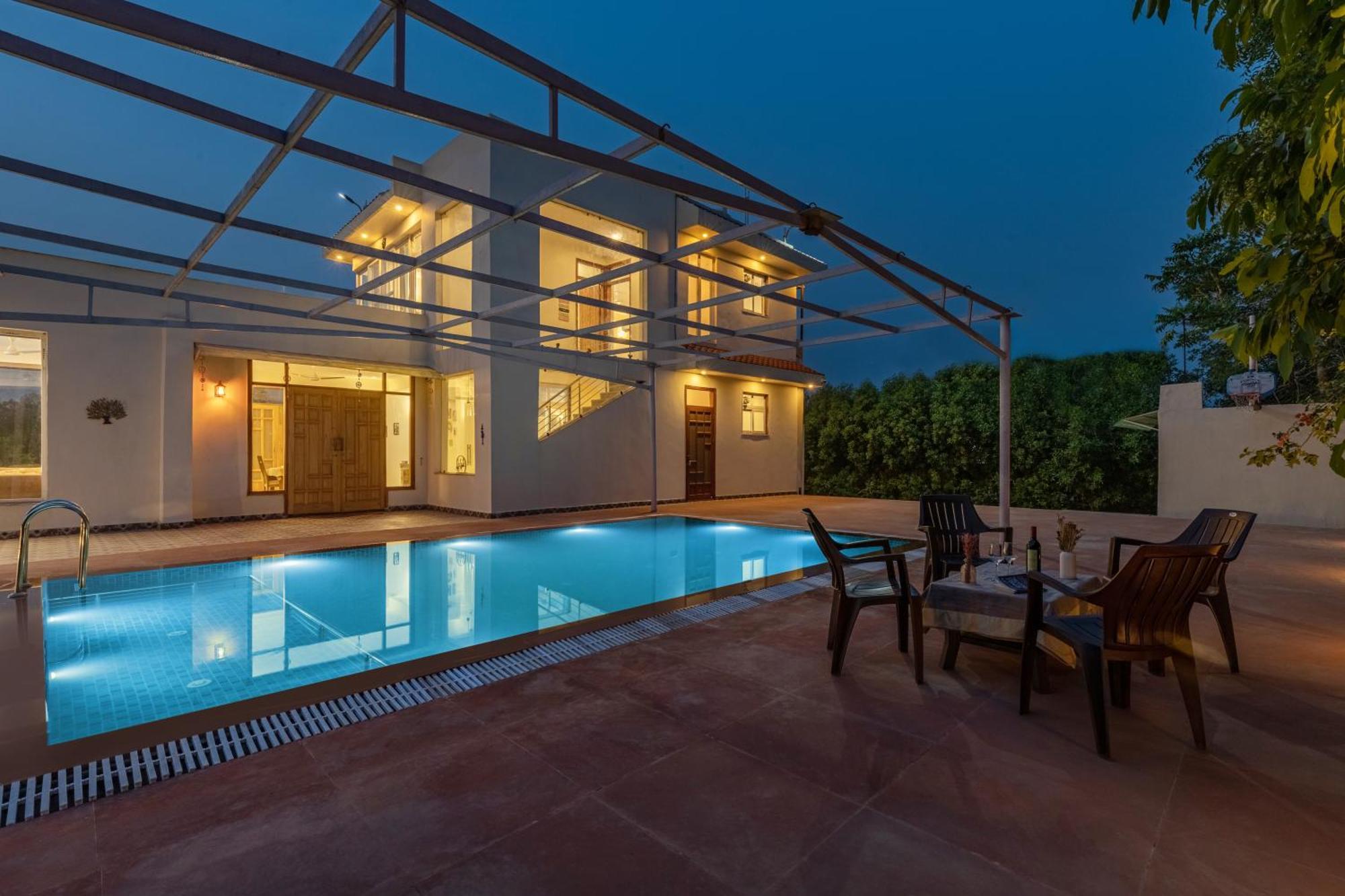 Alaya Stays Raga 2Bhk Farmstay With An Entertainment Lounge Sohna Zewnętrze zdjęcie